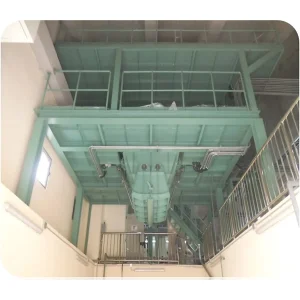 Gia Công, lắp đặt phễu chứa bùn, tháp khử mùa, sàn thao tác